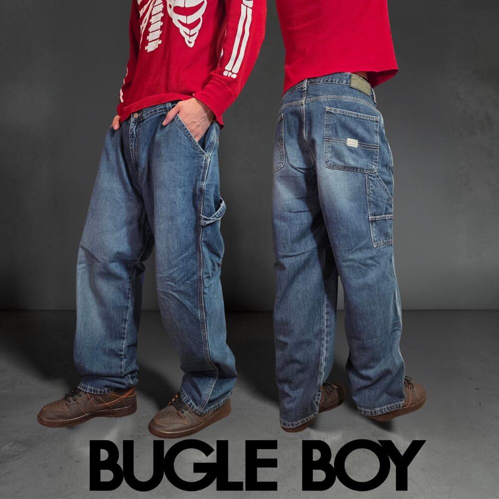 Vintage Denim 90s Bugle Boy Jeans (38x31)